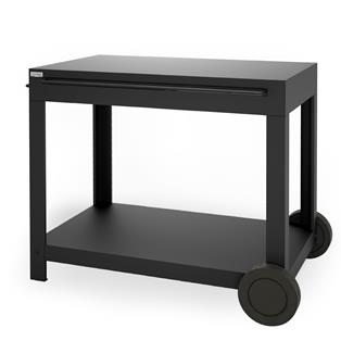 Mueble de servicio Exclusive Ingenieuse de acero negro