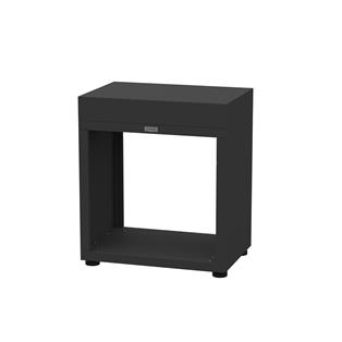 Mueble abierto, 80x55 cm negro