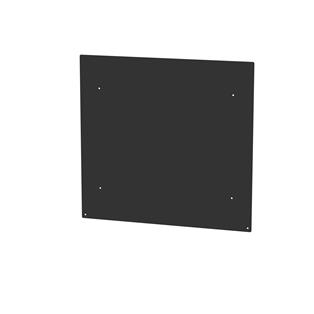 Panel trasero de meuble de cocina Negro