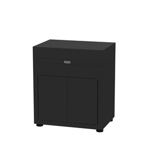 Mueble con falso cajón, 80x55 cm negro