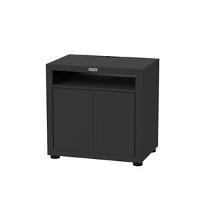 Mueble de cocina con estante, 80x55 cm negro