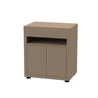 Cabinet With Shelf, 80 x 55 cm - Taupe