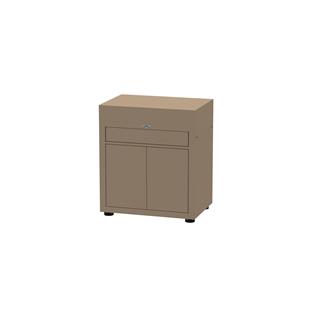 Cabinet with 80×55 cm drawer, TAUPE