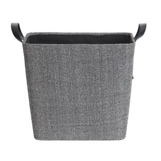 Dama Square Fabric Log Basket