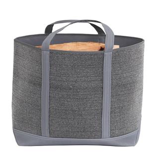 Bolsa para leña Belhara gris