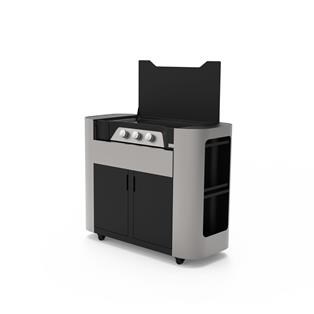 Plancha EXCLUSIVE Gas 375 XL - Dúo edición Mueble y tapa incluidos