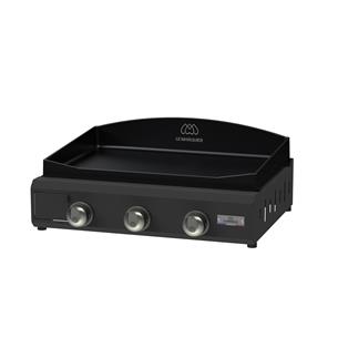 Plancha AMALIA PRO Gas 360 Negra