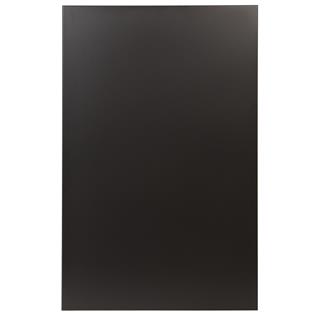Placa de pared lisa negra lg. 80 al. 120
