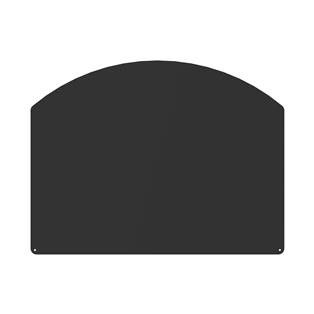 Placa de suelo Semicírculo Negra L75 H65