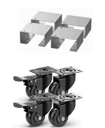 Kit de ruedas para mueble de cocina