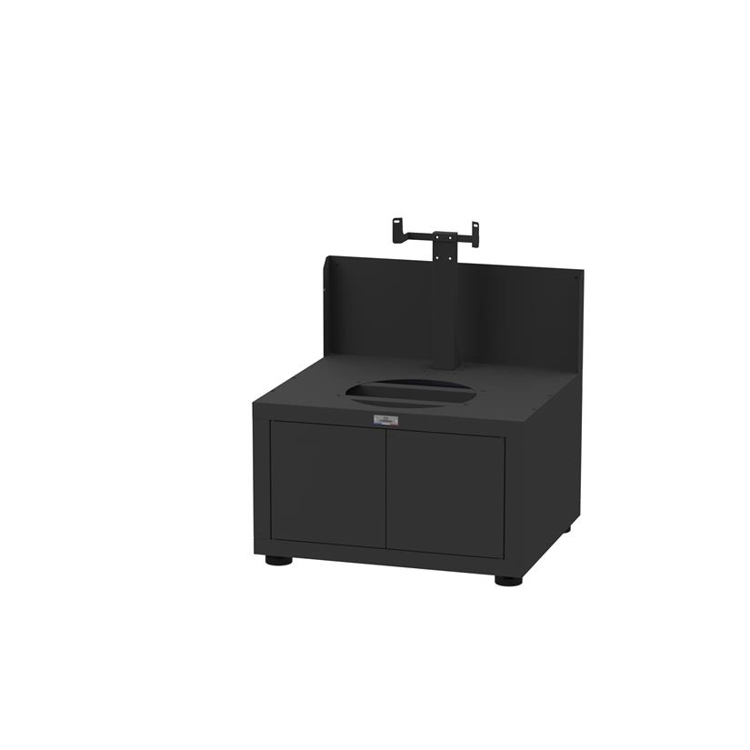 MUEBLE KAMADO 80 X 70 CM NEGRO