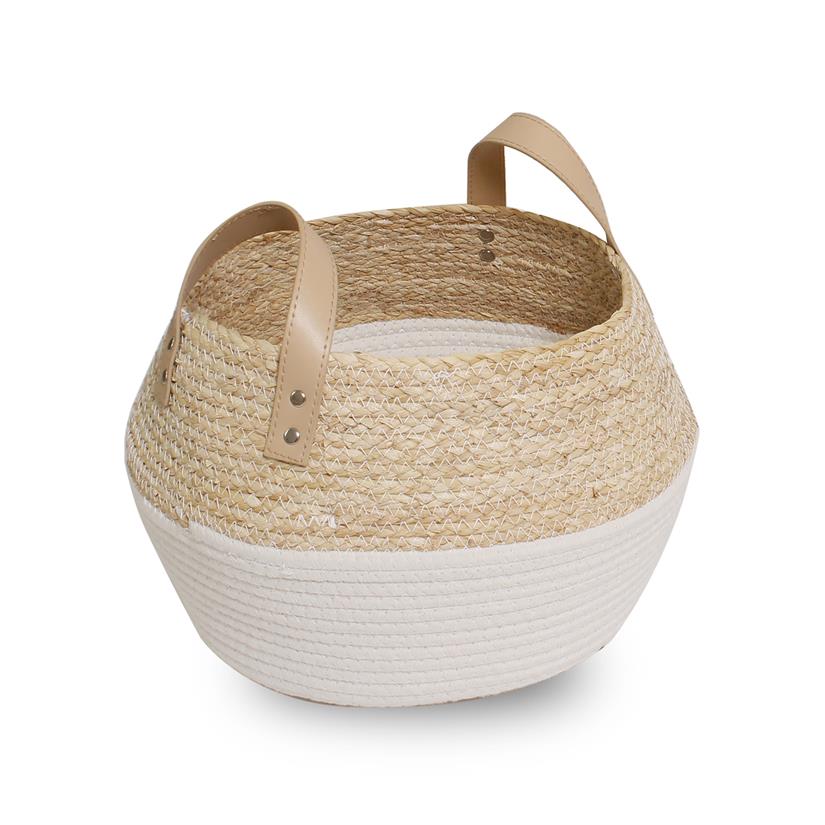 Cesta para leña y para pellets Bicolor Natura
