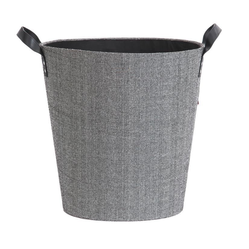 Cesta para leña y para pellets Dama redondo Gris