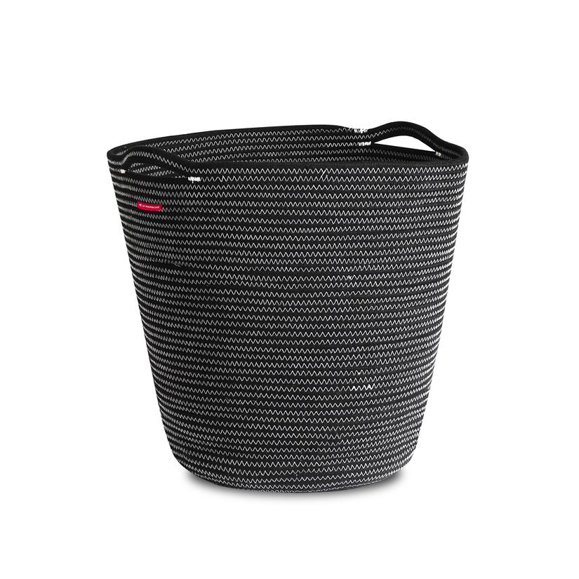 Cesta para leña et deco Navy negro