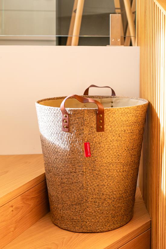Cesta para leña y para pellets Campa redondo