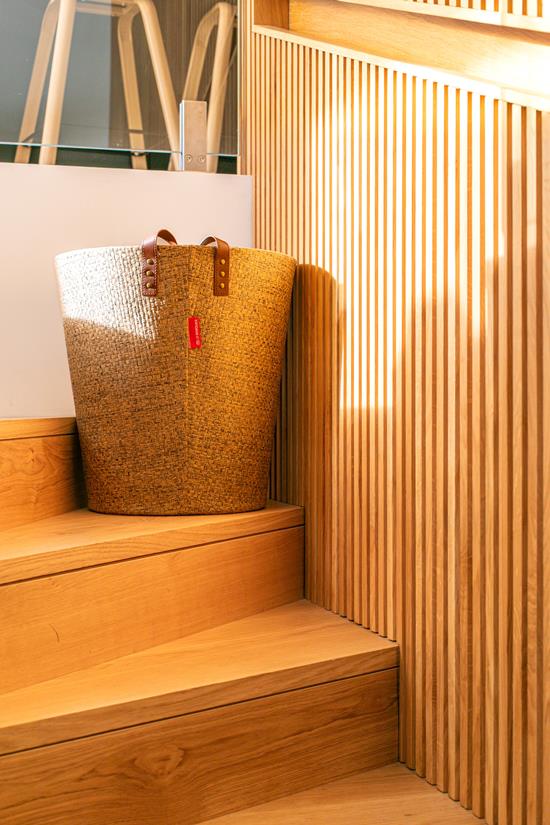 Cesta para leña y para pellets Campa redondo