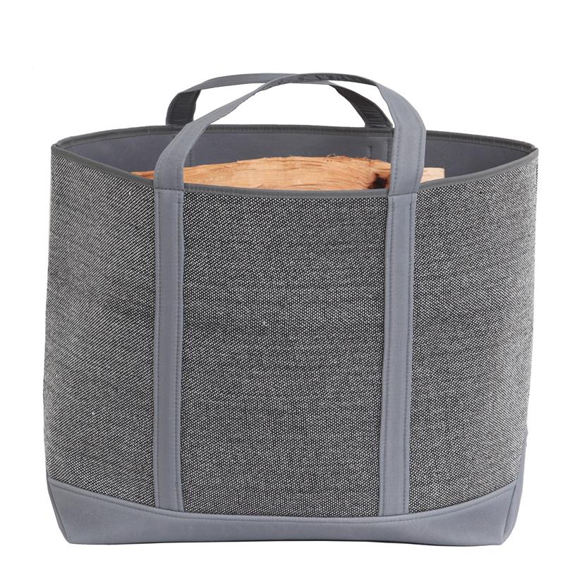 Bolsa para leña Belhara gris