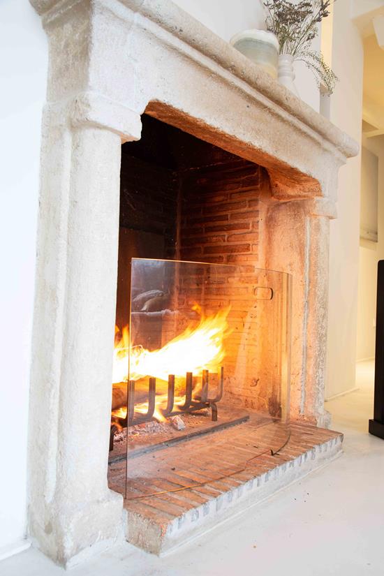 Salvachispas vidrio Ongui L80 H52