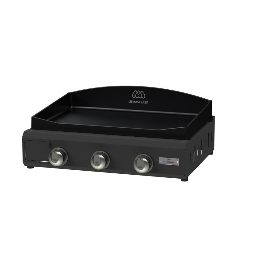 Plancha AMALIA PRO Gas 360 Negra