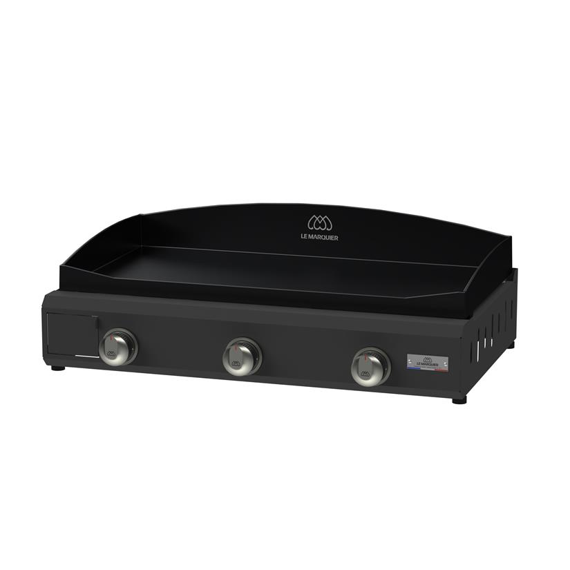 Plancha AMALIA PRO Gas 375 Negra