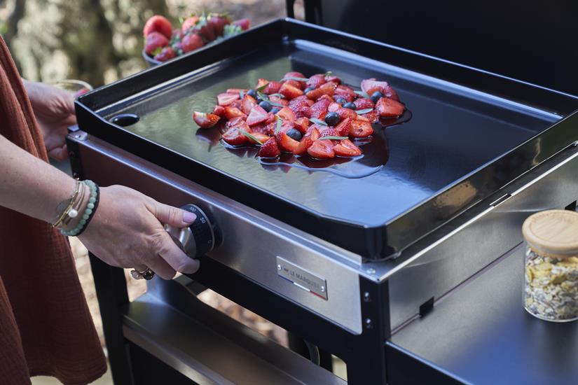 La Plancha Française Electrica 150 edición dúo (tapa, carrito, especiero y cortina incluidos)