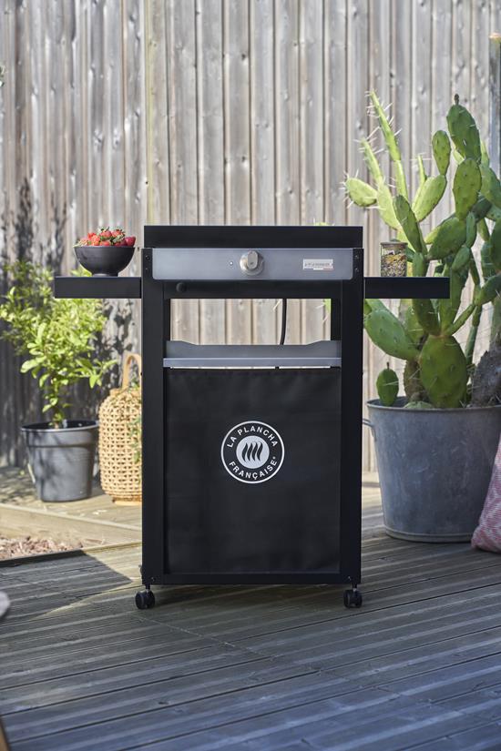 LA PLANCHA FRANCAISE Eléctrica 150 edición - Dúo Tapa, carrito, especiero y cortina incluidos