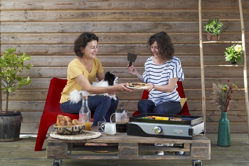 Plancha La Petite Française eléctrica 150 dúo