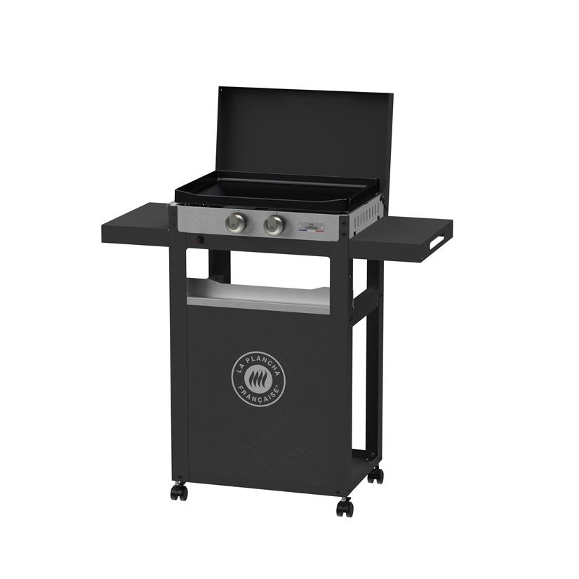 LA PLANCHA FRANCAISE de gas 250 edición - Dúo Tapa, carrito, especiero y cortina incluidos
