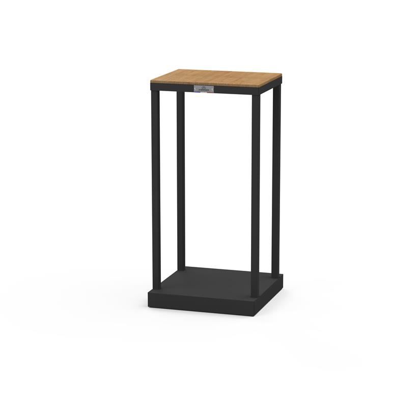 Estante para leña Actual Negro 80 cm