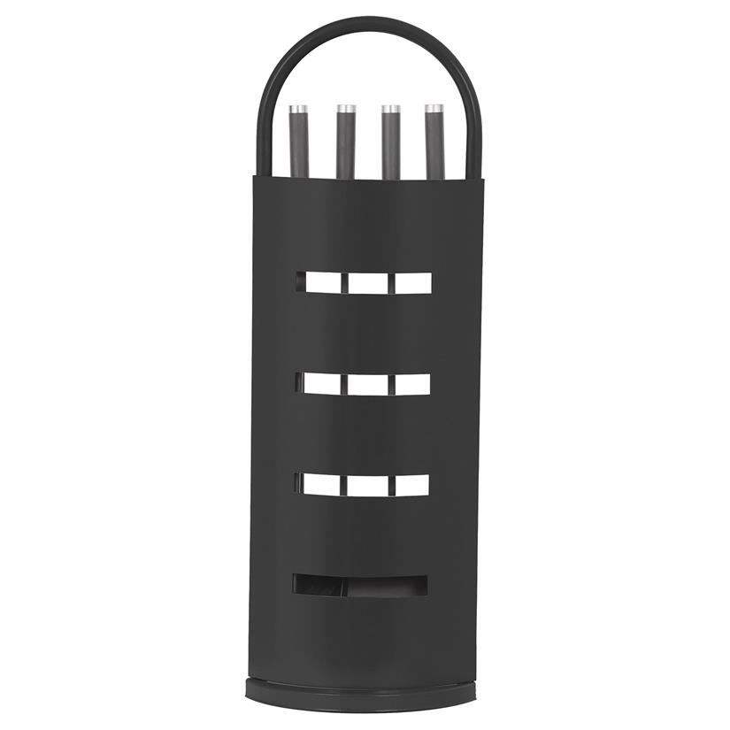 Elaia Basic Fireplace Tool Set, Black