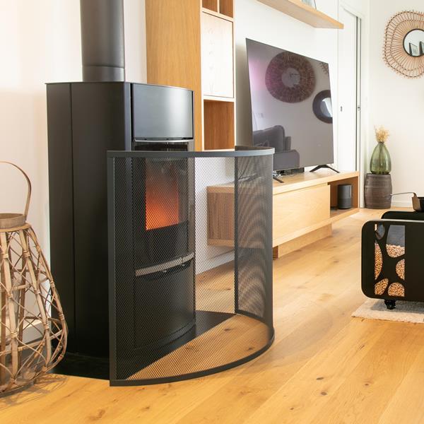 Salvachispas para estufa de pellets y leña